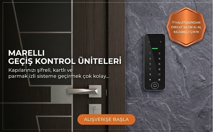 Marelli kartlı, parmak izli ve şifreli kapı geçiş sistemleri modelleri, çeşitleri ve fiyatları